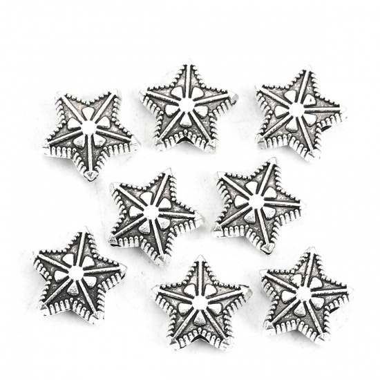 spacer bead, Star patterned