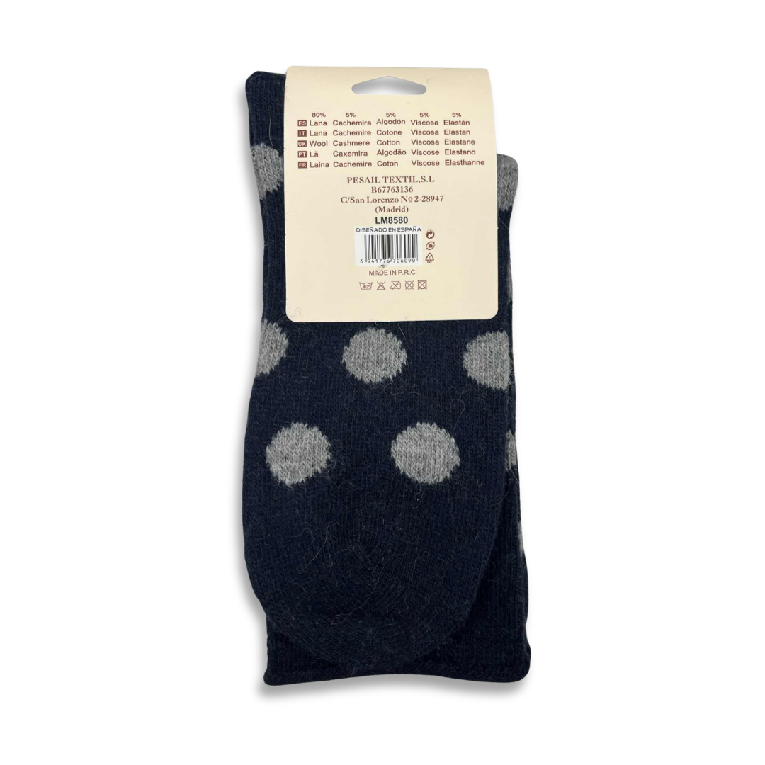 Ullsockor - Prickar-stl 35-40 Fler färger - 6