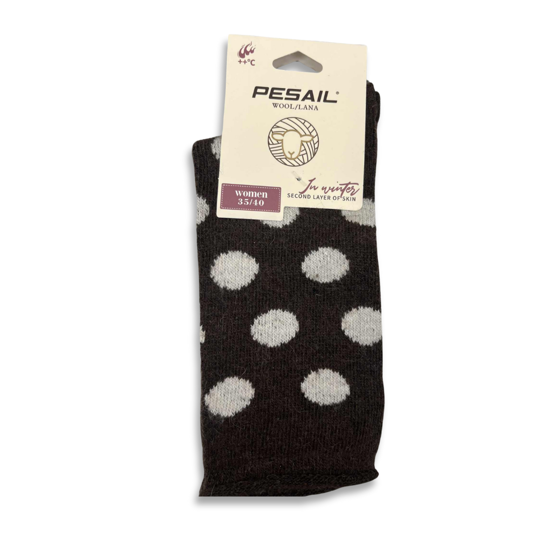 Ullsockor - Prickar-stl 35-40 Fler färger - 3