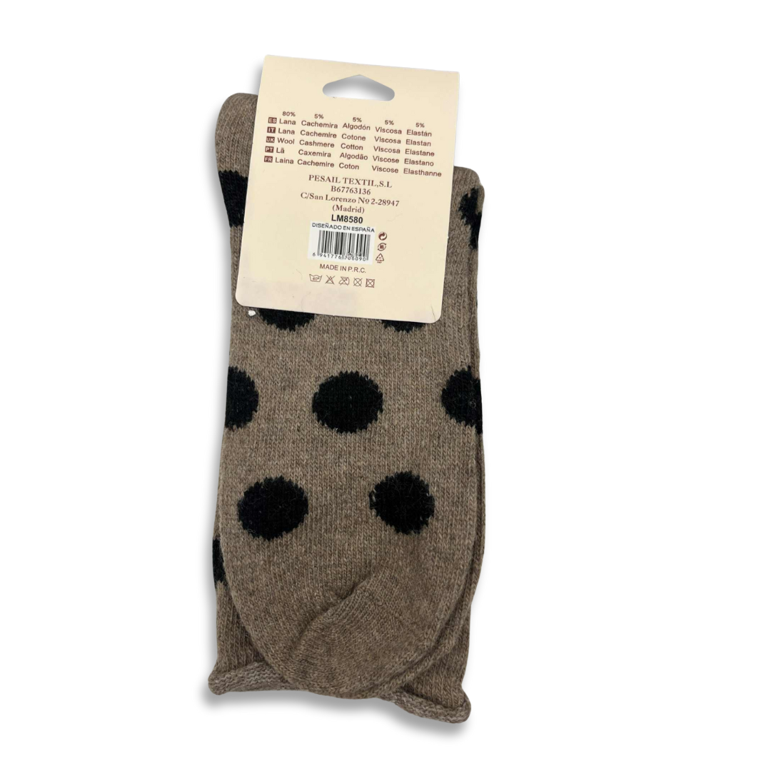 Ullsockor - Prickar-stl 35-40 Fler färger - 10