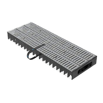 Garagepaket ForU 70 A15 Galvaniserat galler 3m