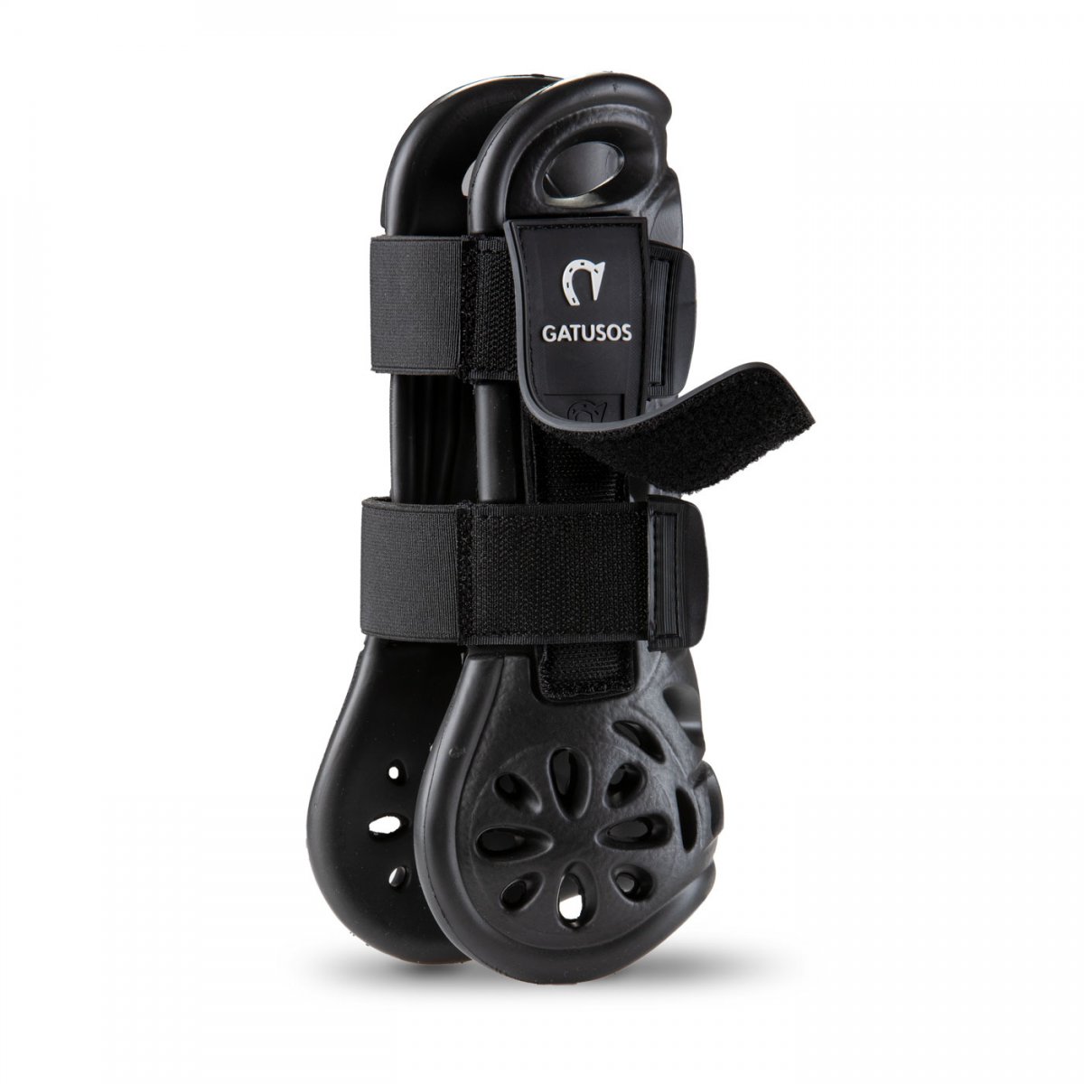 Gatusos Air Front Protection - Shin Guards - Black - Antibacterial - Shock-Absorbing - Anatomical