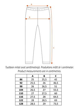  Leggings Pippi Långstrump Orange