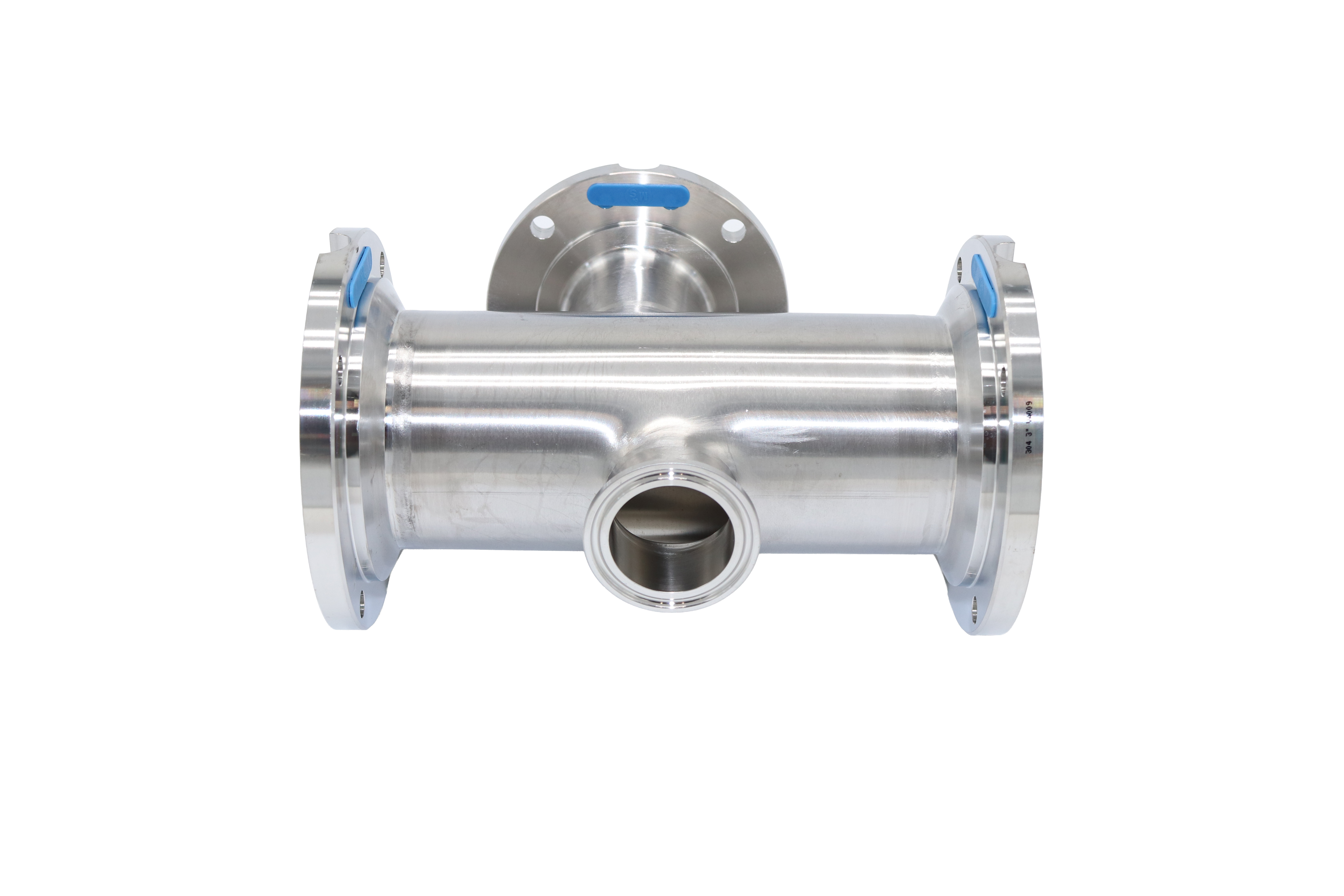 Adapter (T-Rohr) Ø76 mm (3"), I-Flanschen, Ø38 mm, 14'- Liter