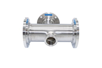 Adapter (T-Rohr) Ø76 mm (3"), I-Flanschen, Ø38 mm, 14'- Liter