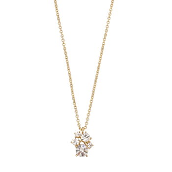 Snö Of Sweden Noctelle Pendant Neck 45cm  Golden/Clear