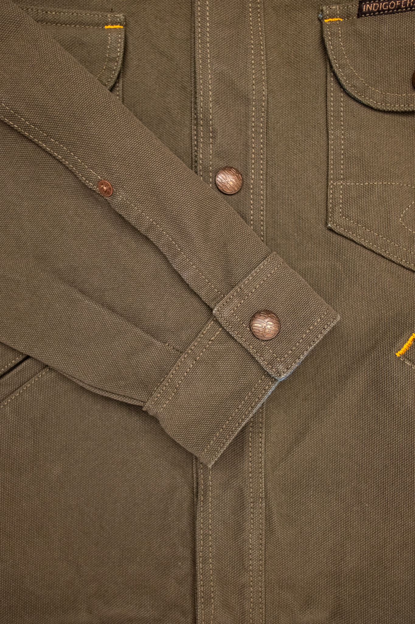 Indigofera - Fargo Quarter Smithson Canvas Dark Olive - 8