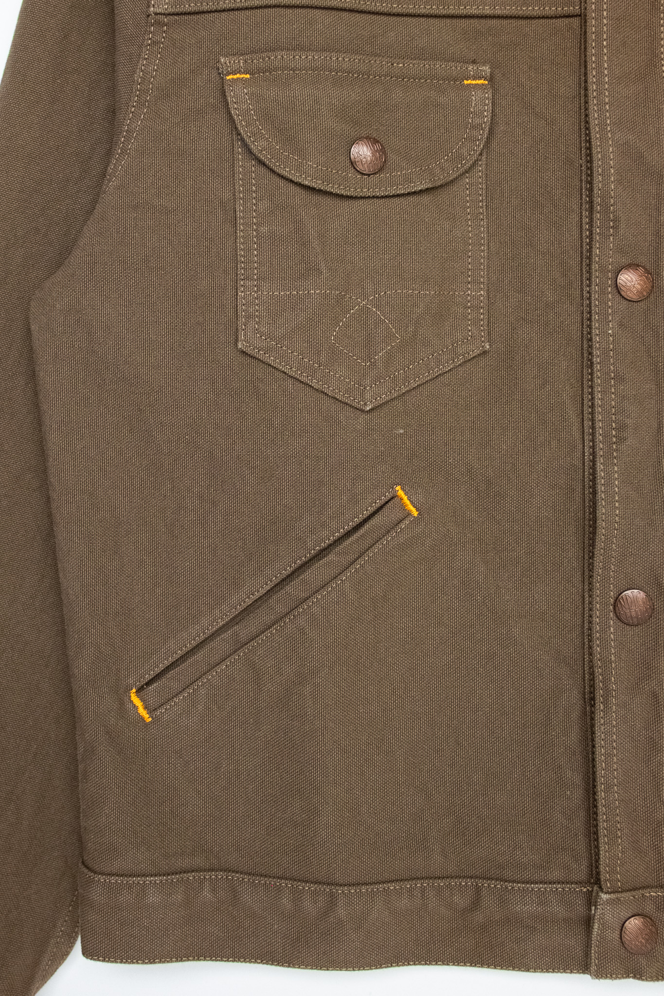 Indigofera - Fargo Quarter Smithson Canvas Dark Olive - 5