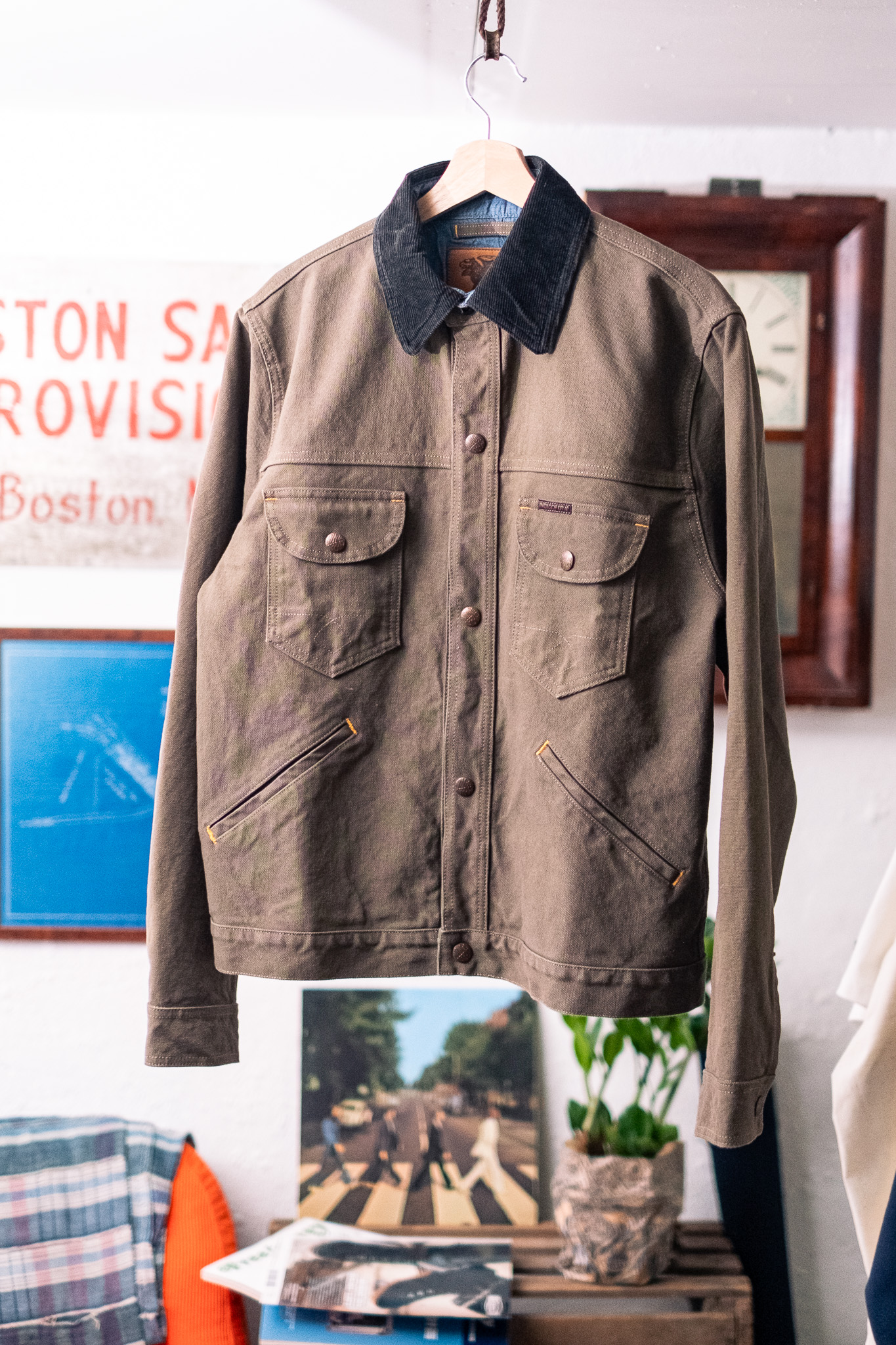 Indigofera - Fargo Quarter Smithson Canvas Dark Olive