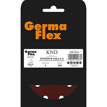 Detaljslipark 93x93mm 6H K240 5-pack