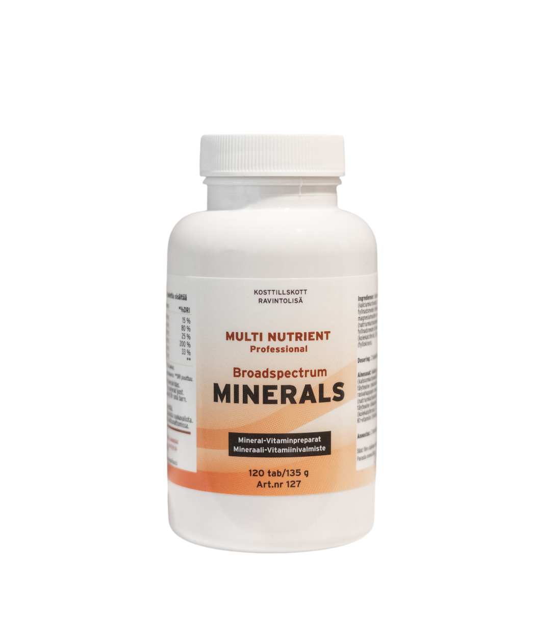 Bredspektrum Mineraler Multi Nutrient 120t