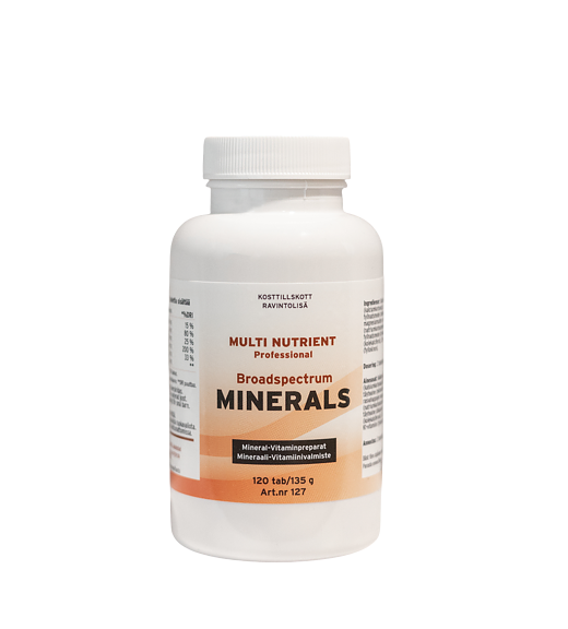 Bredspektrum Mineraler Multi Nutrient 120t