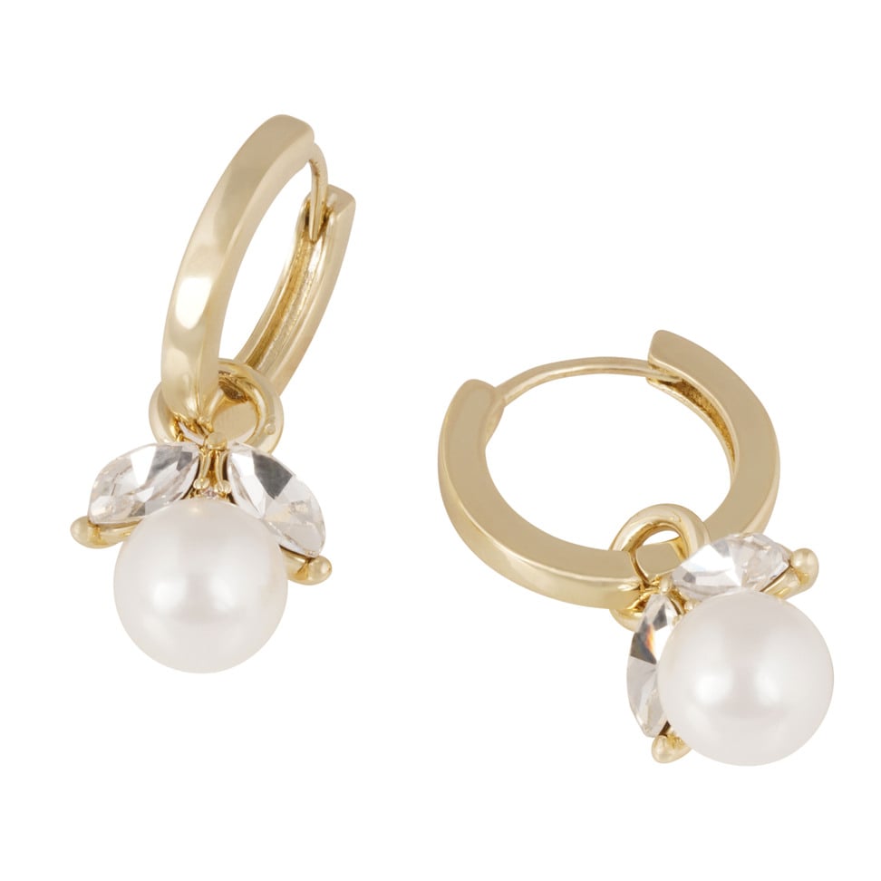 Snö Of Sweden Eira Pearl Ring Ear Golden/White - 3