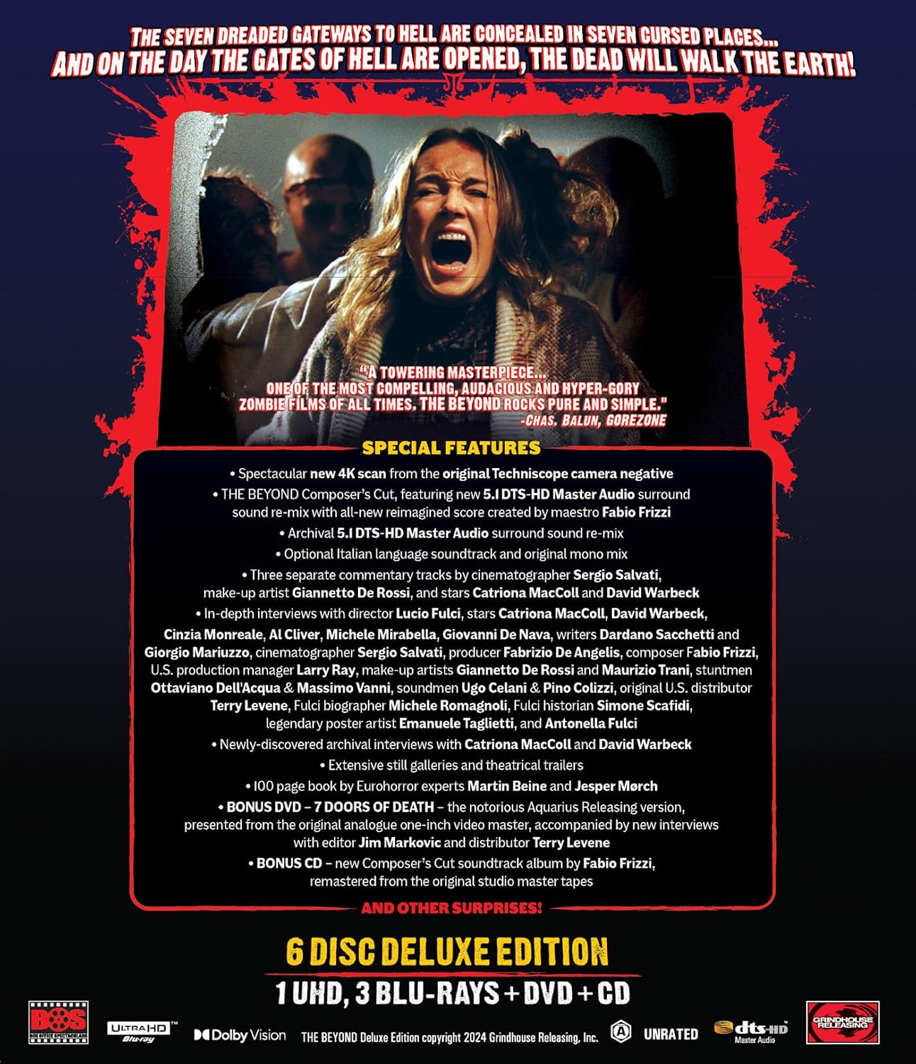 The Beyond  (Deluxe Edition) (ej svensk text) (4K Ultra HD + Blu-ray + DVD + CD) - 2