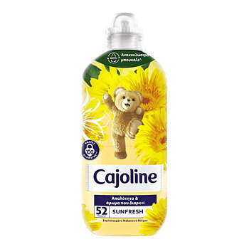cajoline intese care 52 wash, Concentrated fabric softener, 1096ml, Sunfresh