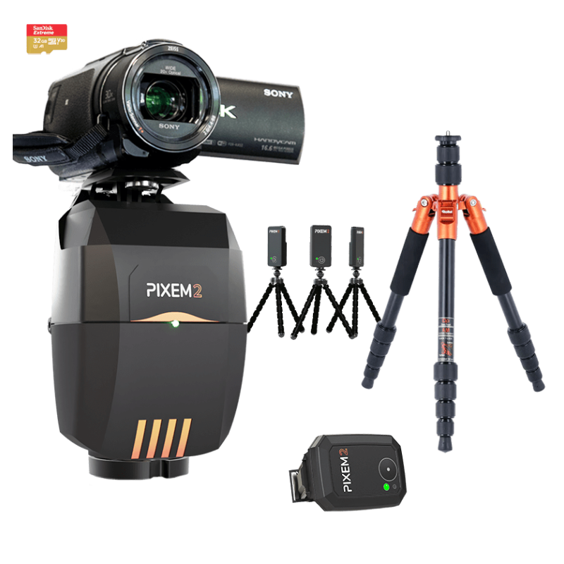PIXEM 2 Med  Stativ & Sony AX43 camera & 32Gb SD Kort Kit