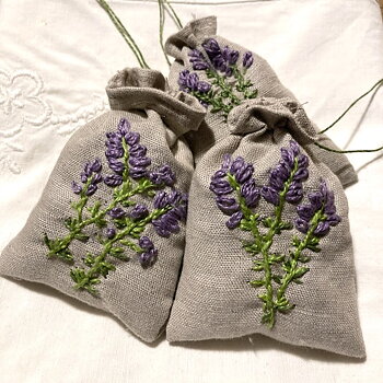 Lavender bags kit Nostalgic embroidery