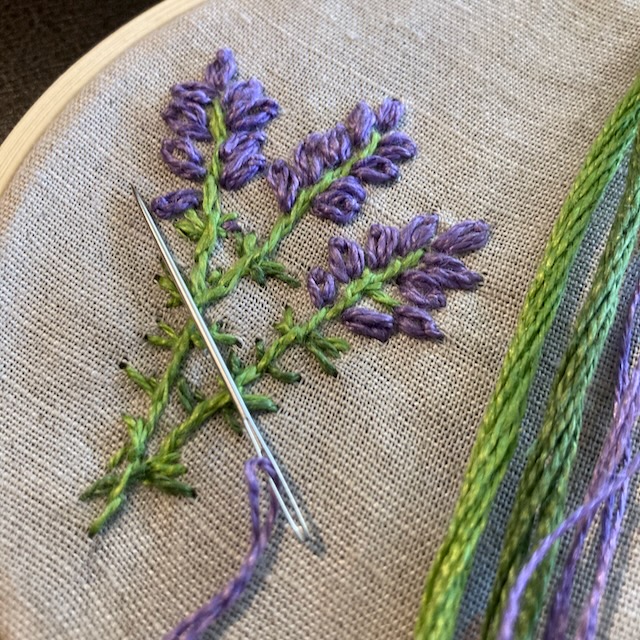 Lavender bags kit Nostalgic embroidery - 3