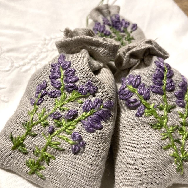 Lavender bags kit Nostalgic embroidery - 4