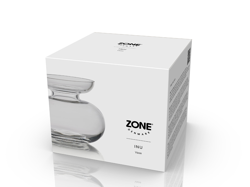 Zone Denmark Inu Vas Diameter 11 cm, höjd 9 cm Pure Clear - 3