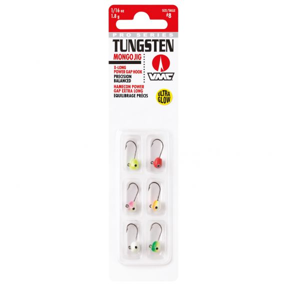 VMC Tungsten Mongo Jig mikrojiggskalle [1.8 g] glow 6-pack