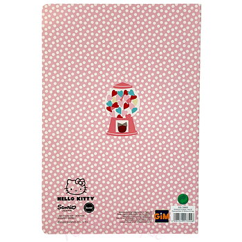 Hello Kitty Linjerat Skrivhäfte 34 blad - 20,5 x 14 cm - Sweetheart