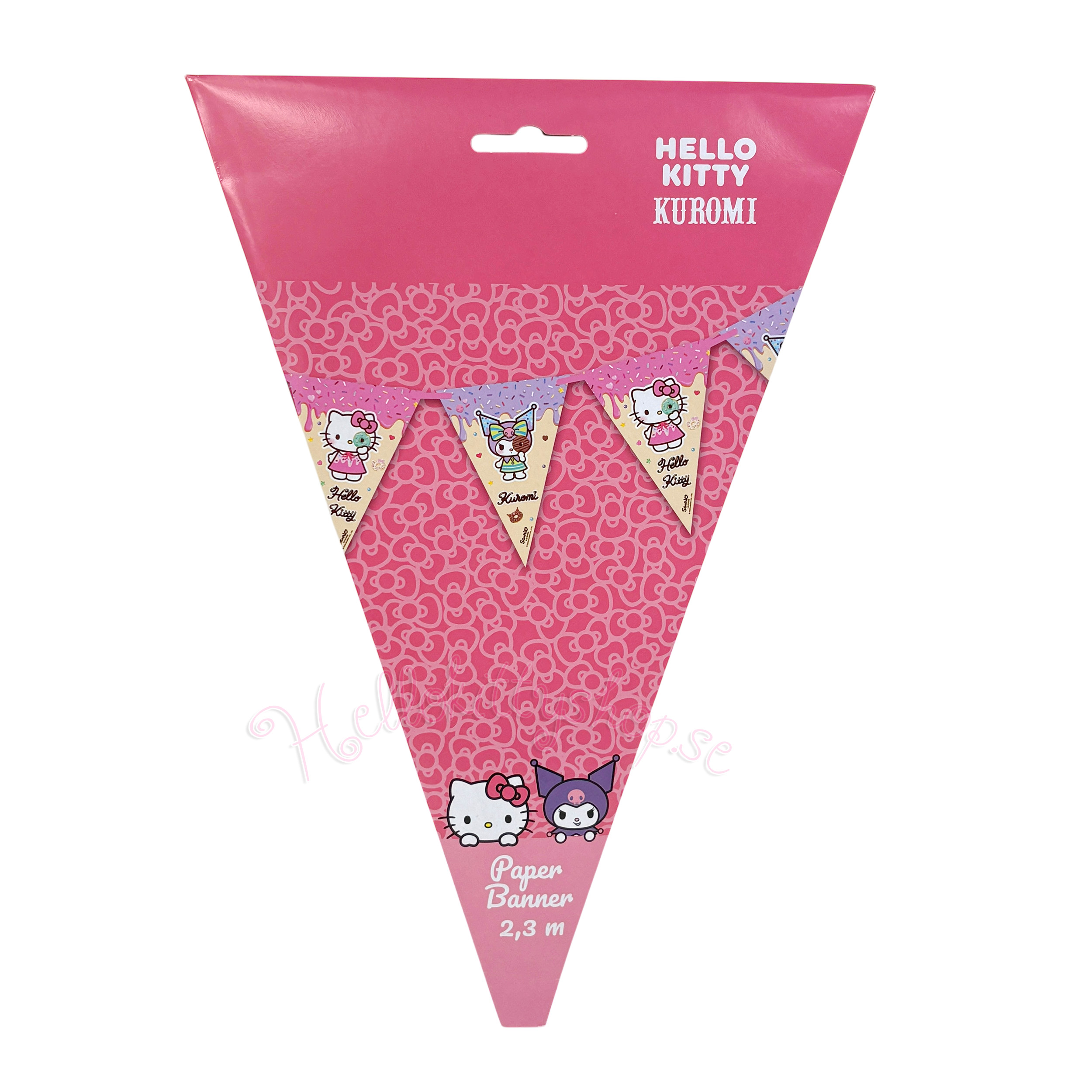 Hello Kitty & Kuromi Flagga Banderoll 2,3 meter - 5