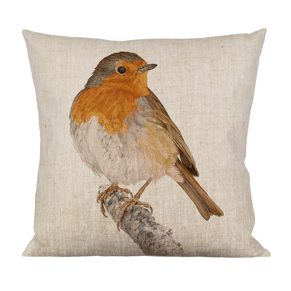 CUSHION BULLFINCH/RED ROBIN - 2
