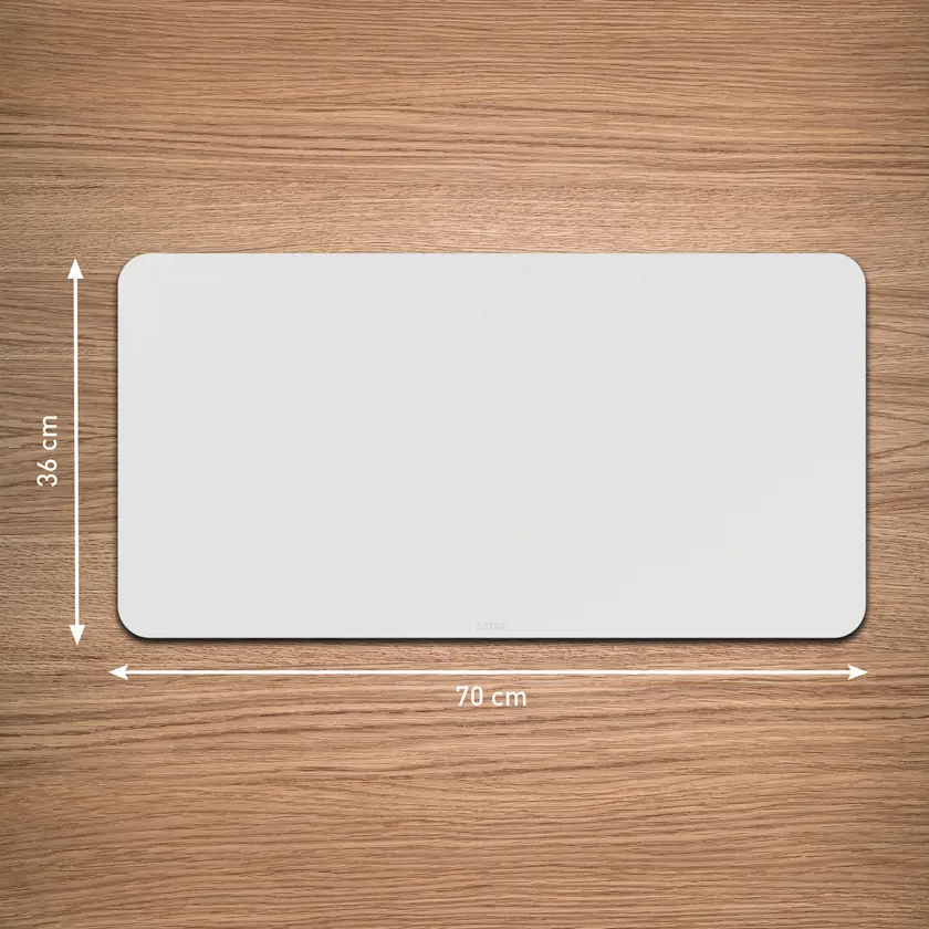 Skrivunderlägg 36x70 läder grå - 2