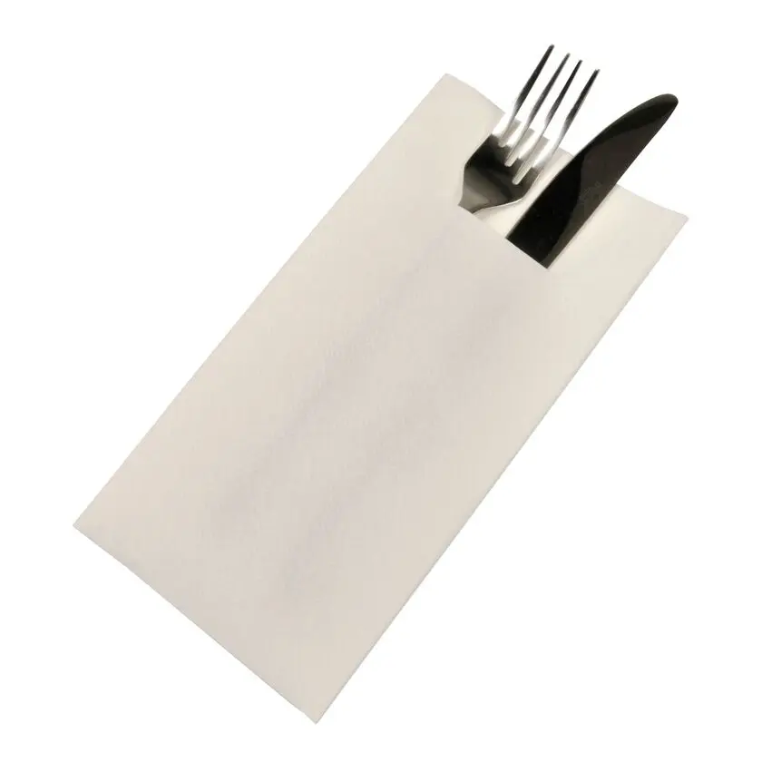 Servett airlaid vit 40x40 75st