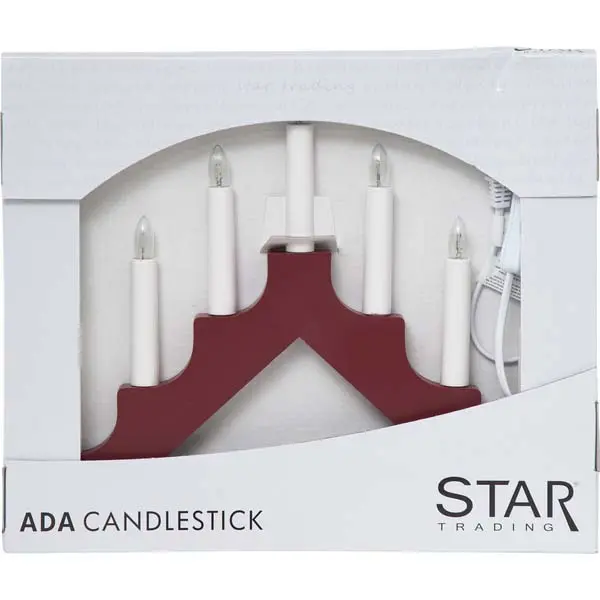 Ljusstake Ada, röd - 2