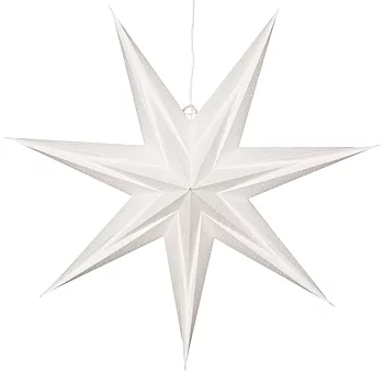 Pappersstjärna Holly 60cm Vit