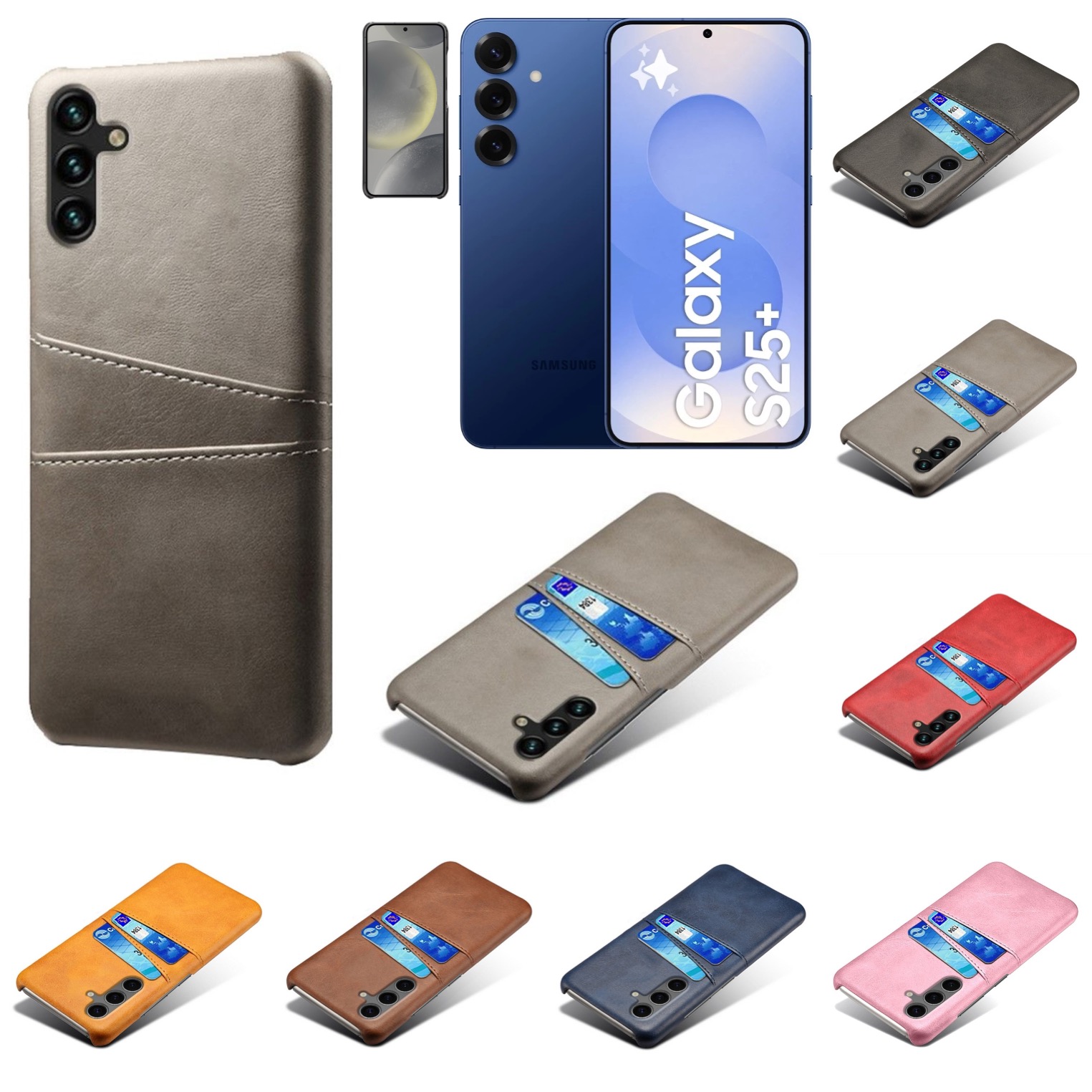 Korthållare Samsung Galaxy S25 Plus skal mobilskal hål laddare - - 15