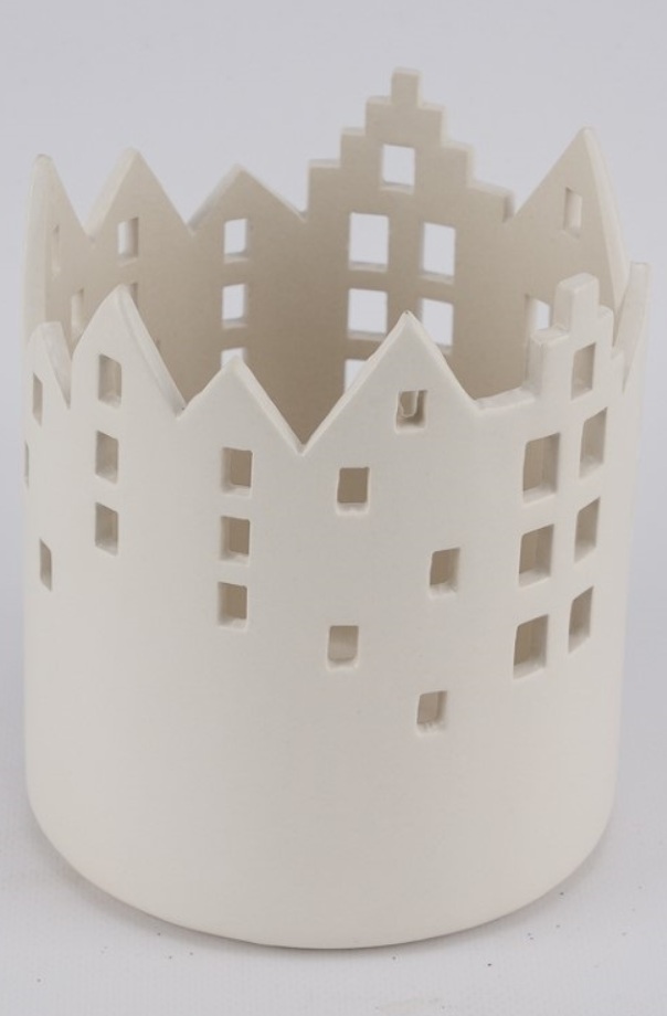 Ljusstake - Ljuslykta - Lykta - Hus - Stor