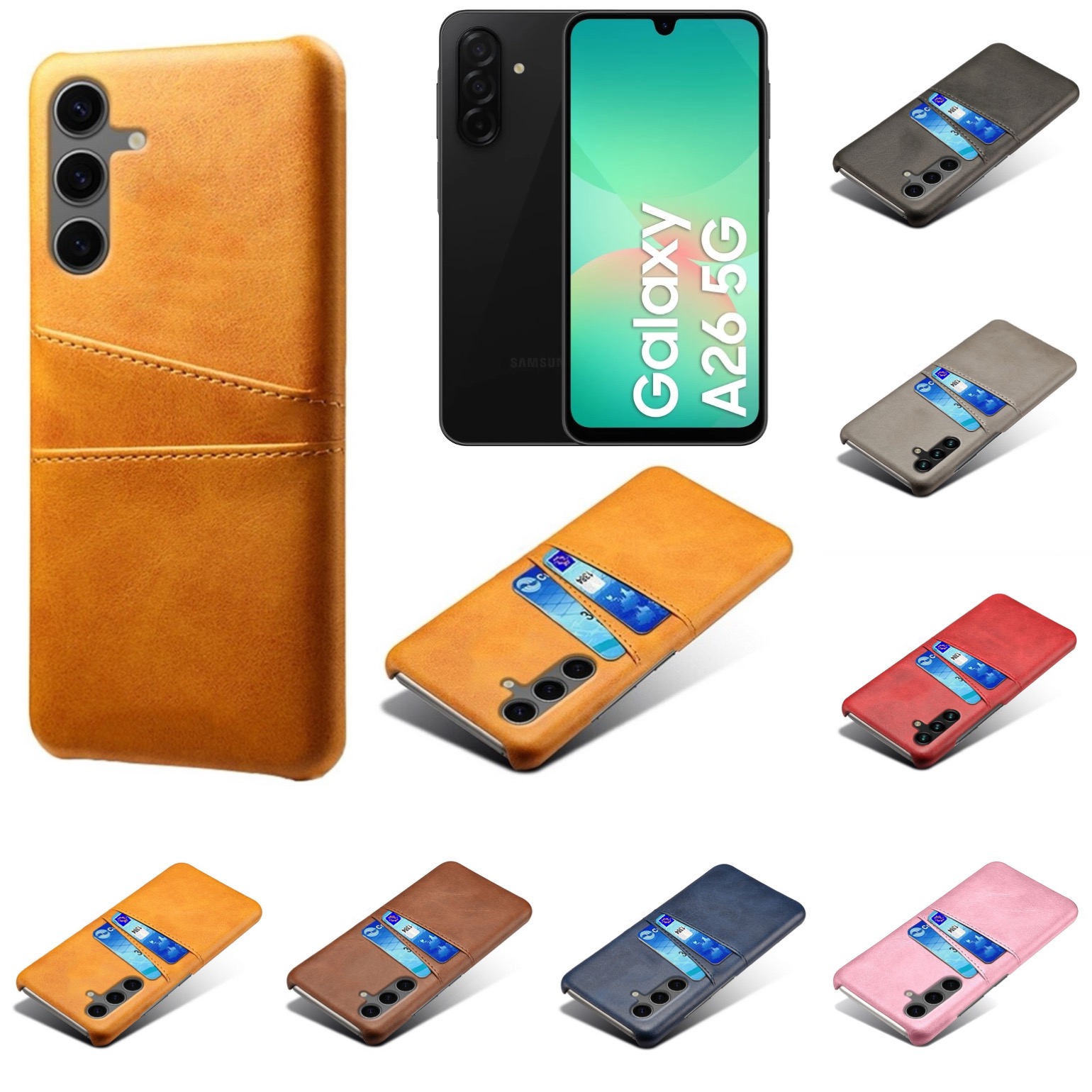 Korthållare Samsung Galaxy A26 skal mobilskal urtag laddare - - 13