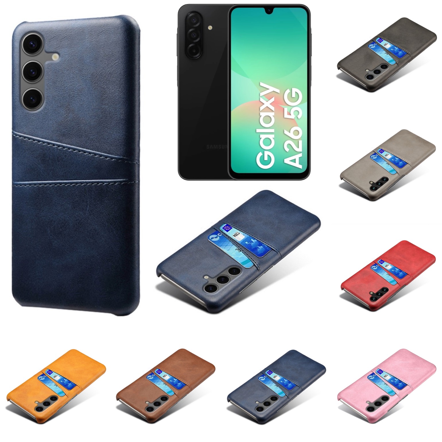 Korthållare Samsung Galaxy A26 skal mobilskal urtag laddare - - 12
