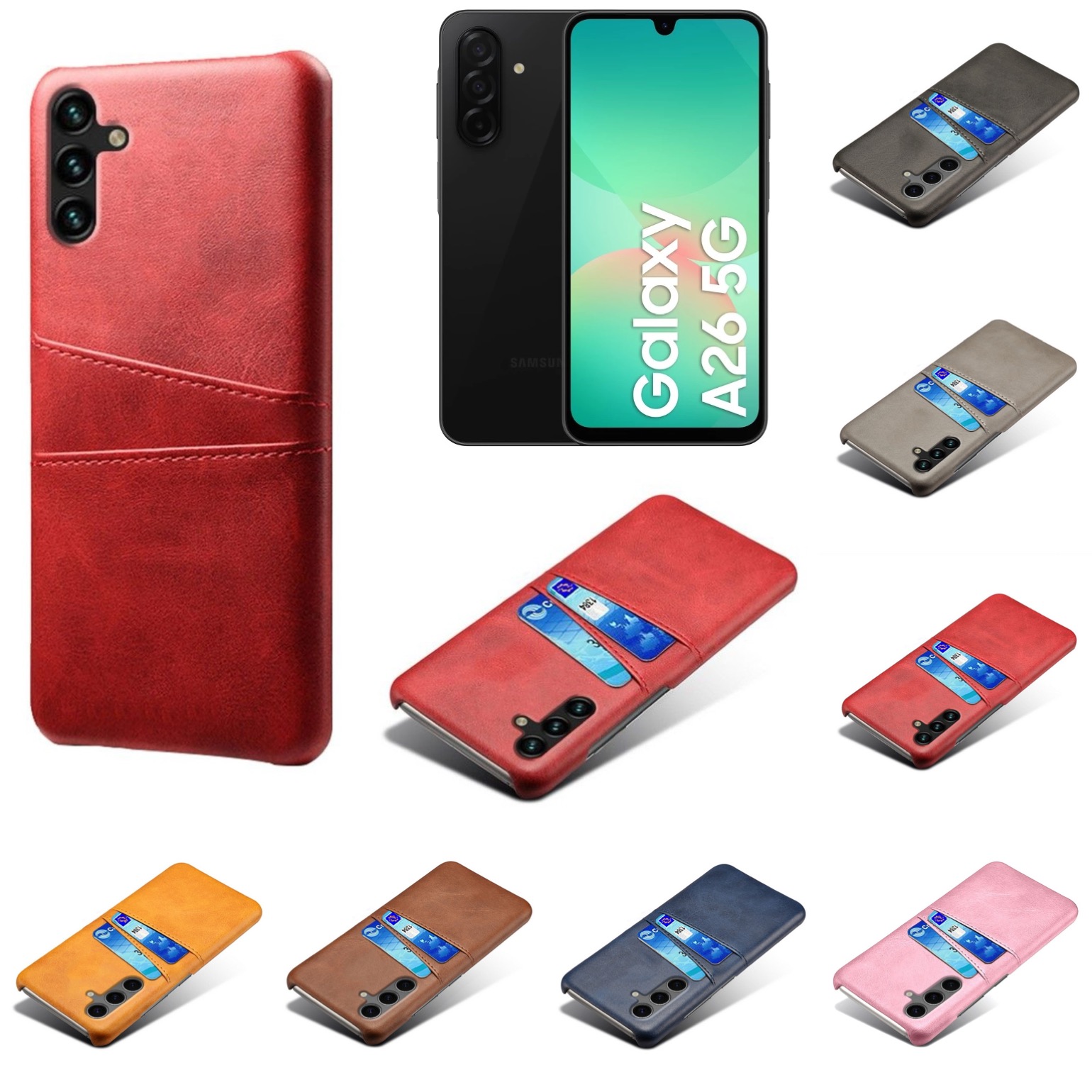 Korthållare Samsung Galaxy A26 skal mobilskal urtag laddare - - 11