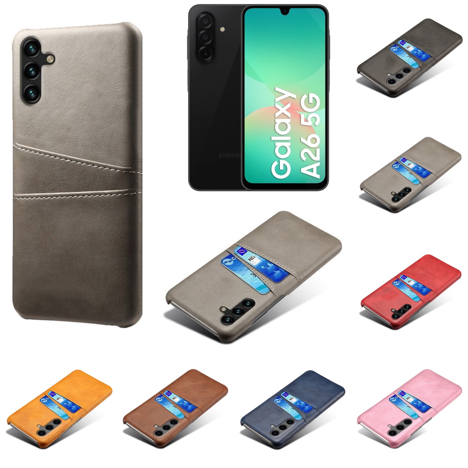 Korthållare Samsung Galaxy A26 skal mobilskal urtag laddare - - 15
