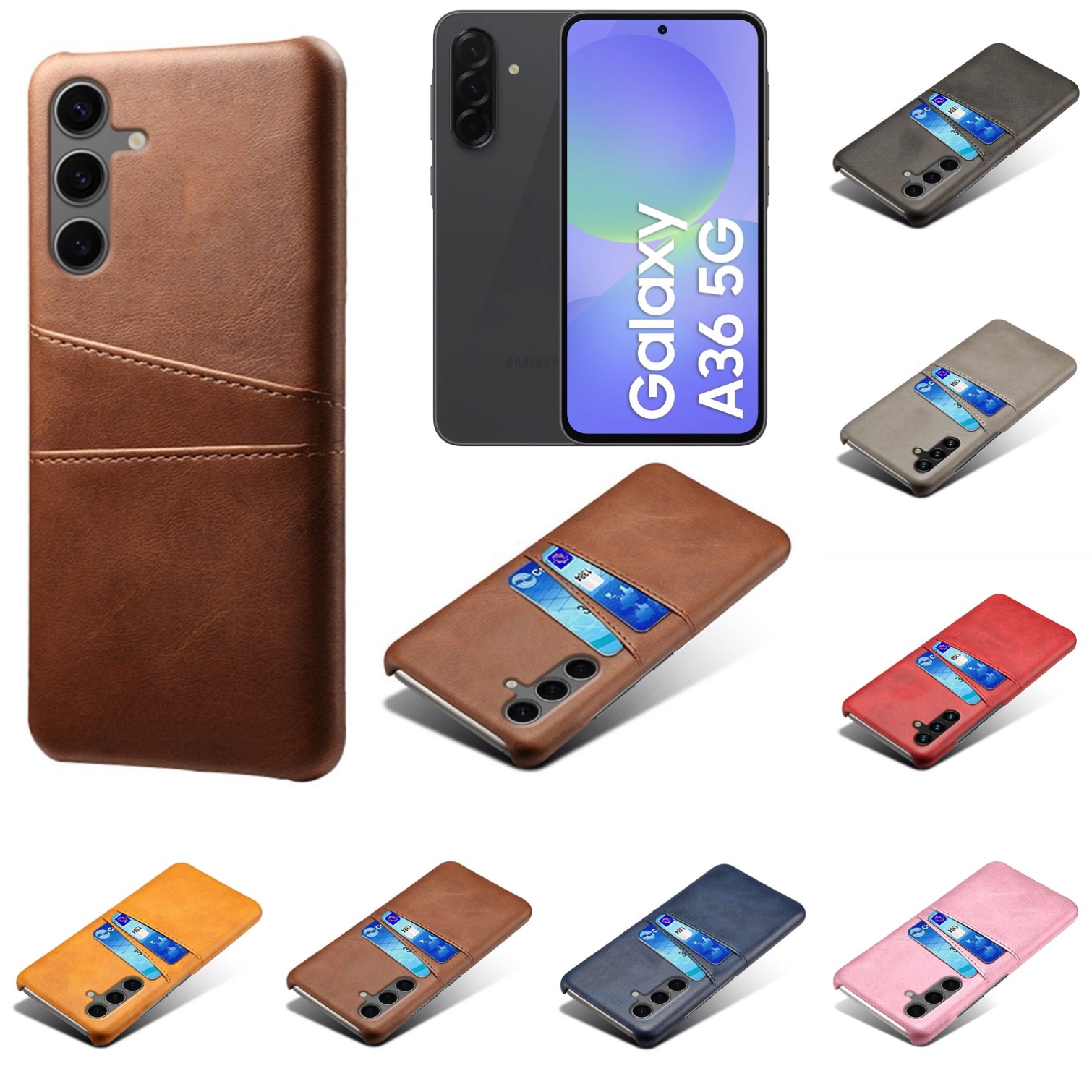 Korthållare Samsung Galaxy A36 skal mobilskal urtag laddare - - 14