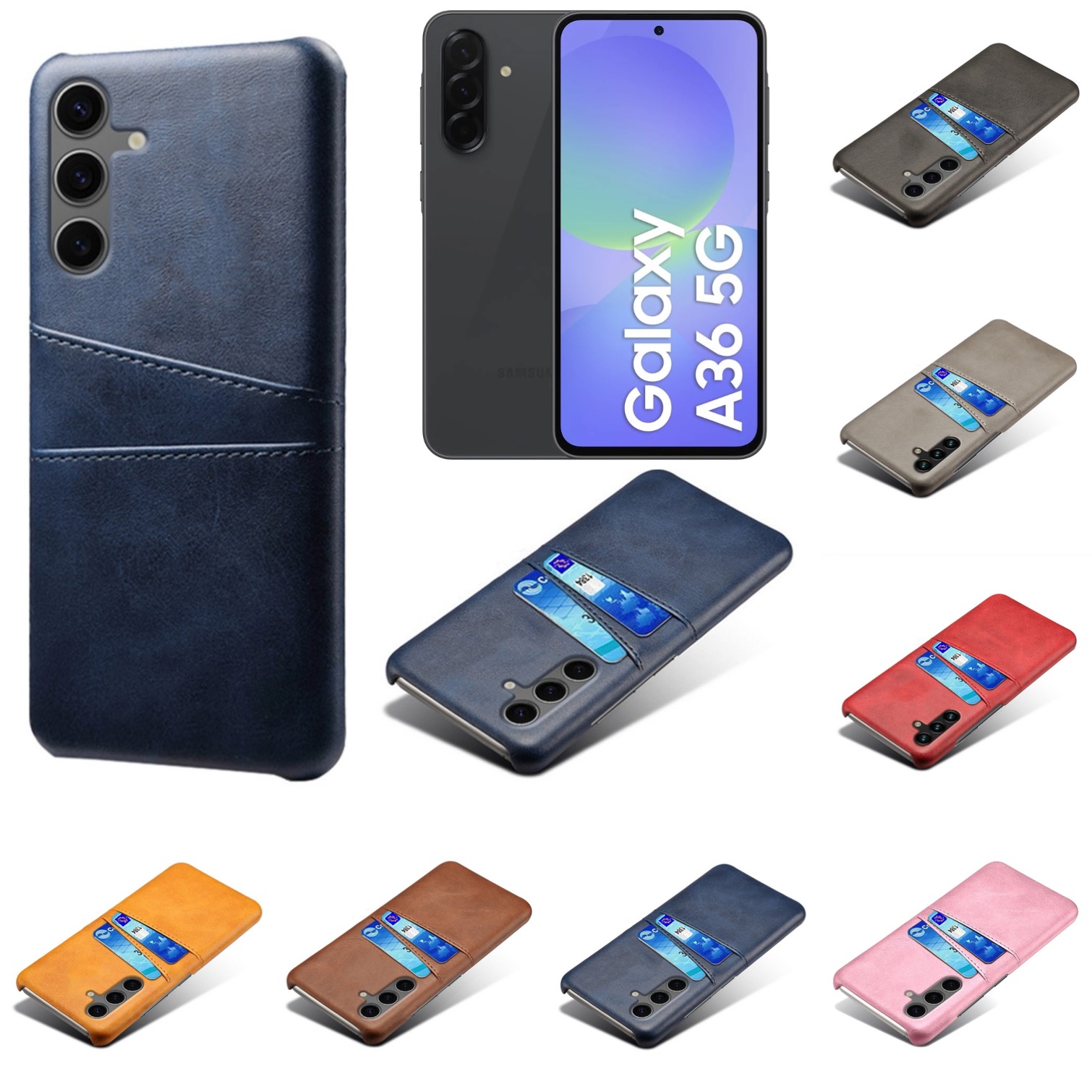 Korthållare Samsung Galaxy A36 skal mobilskal urtag laddare - - 12