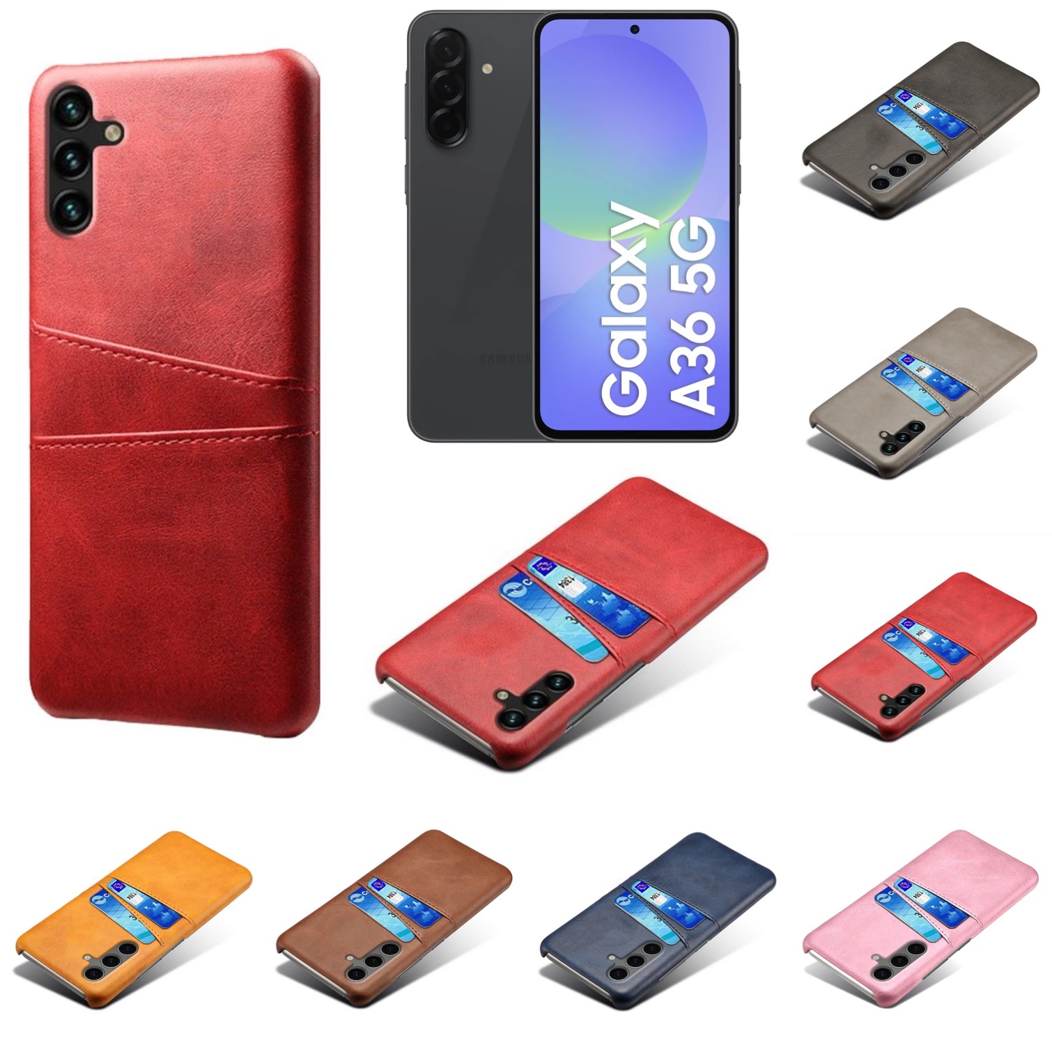 Korthållare Samsung Galaxy A36 skal mobilskal urtag laddare - - 11