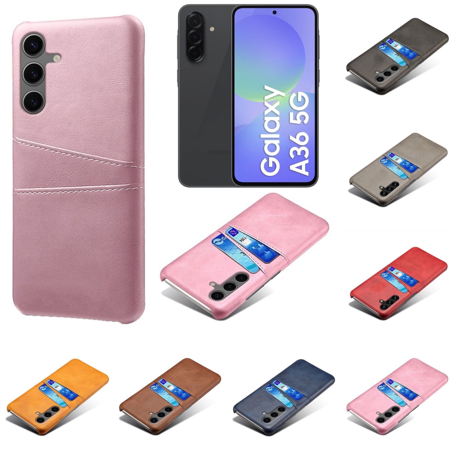 Korthållare Samsung Galaxy A36 skal mobilskal urtag laddare - - 16