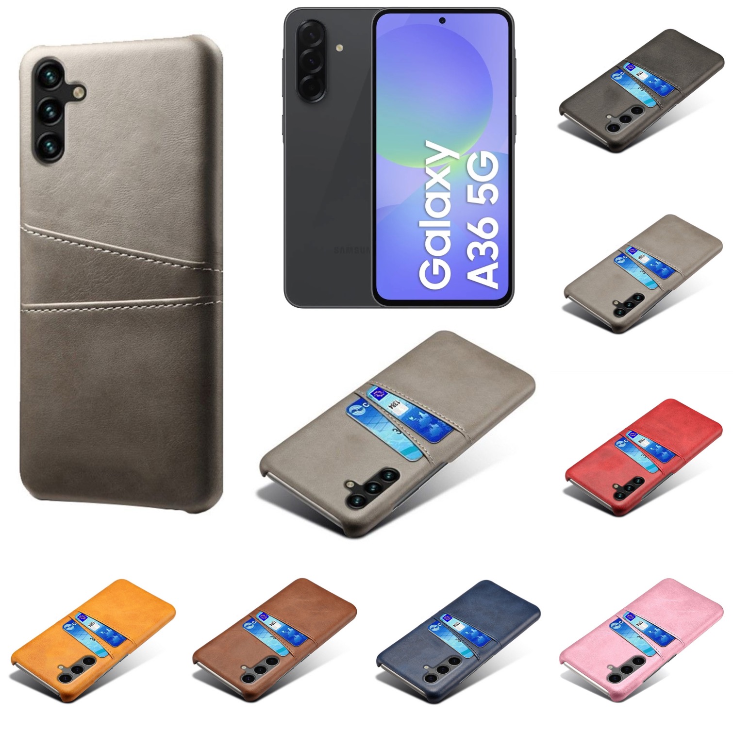 Korthållare Samsung Galaxy A36 skal mobilskal urtag laddare - - 15