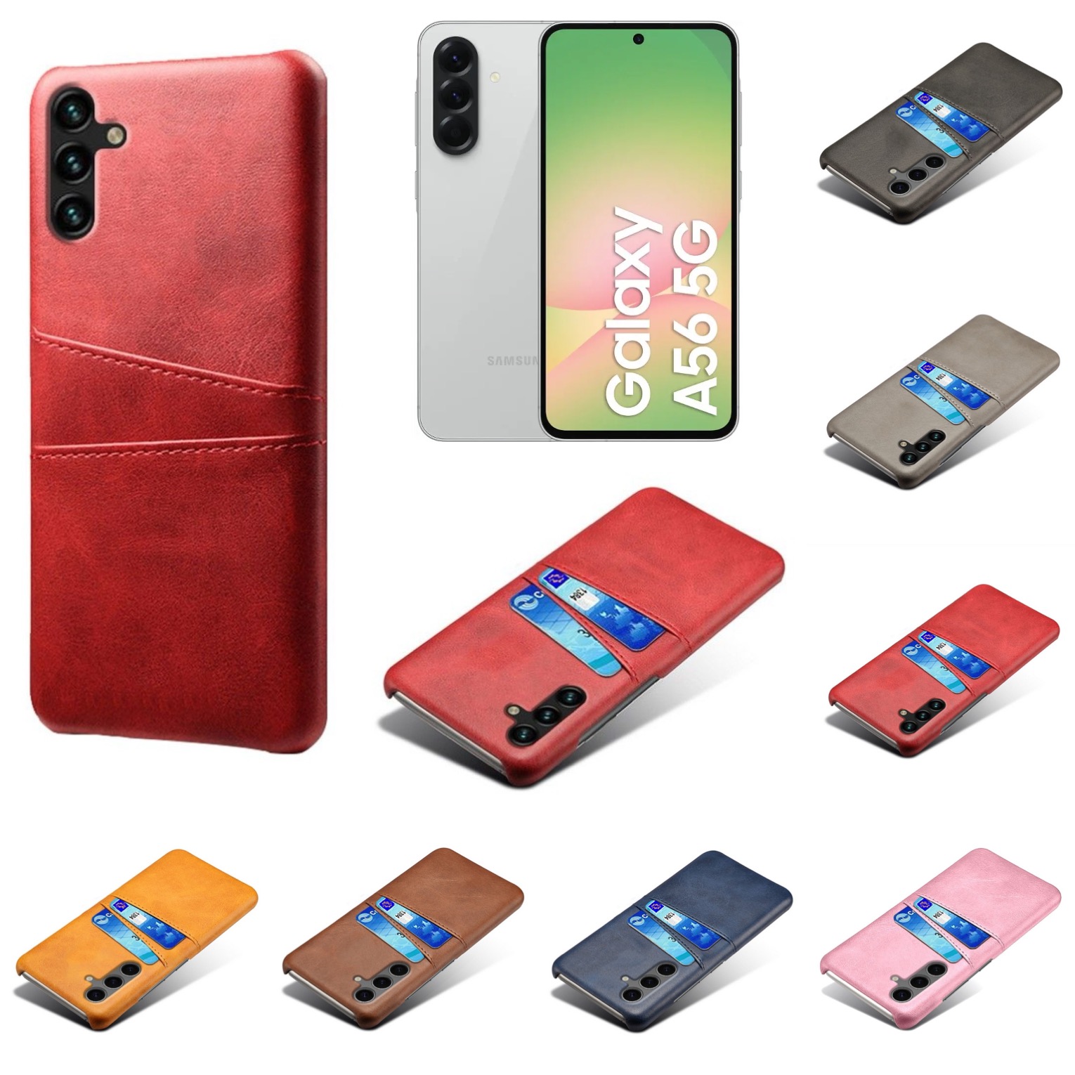 Korthållare Samsung Galaxy A56 skal mobilskal urtag laddare - - 11