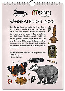 Väggkalender Viltfotografier 2026