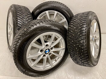 Kompletta Vinterhjul DUBB | 16" BMW F30/F31 6796236 TPMS 5x120 7x16 ET31 72.6 + 205/60 R16 96T XL Nokian Hakkapeliitta 8 | V19-2016 | 8|8|8|8 mm