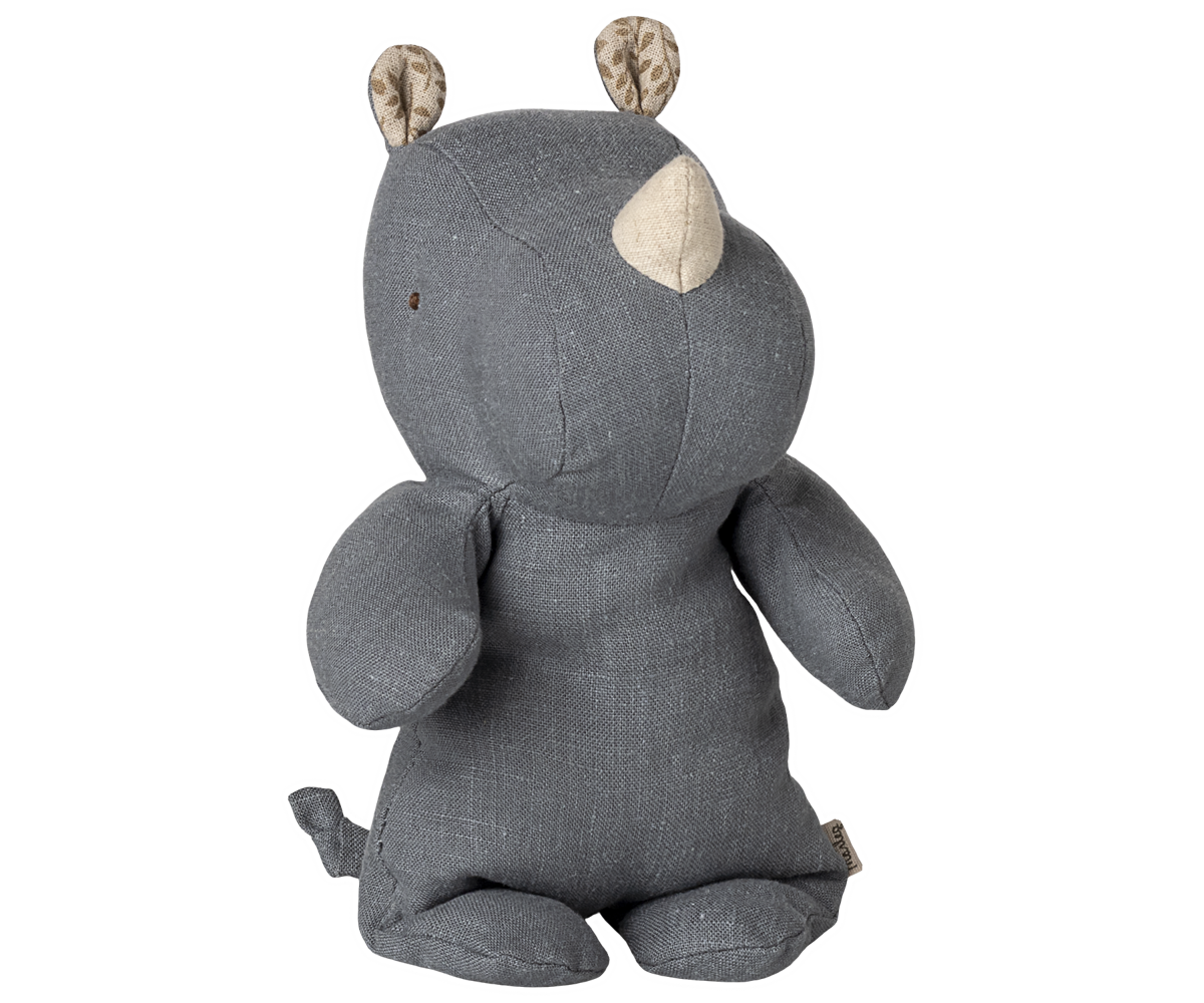 Safari friends Rhino Small Dusty blue