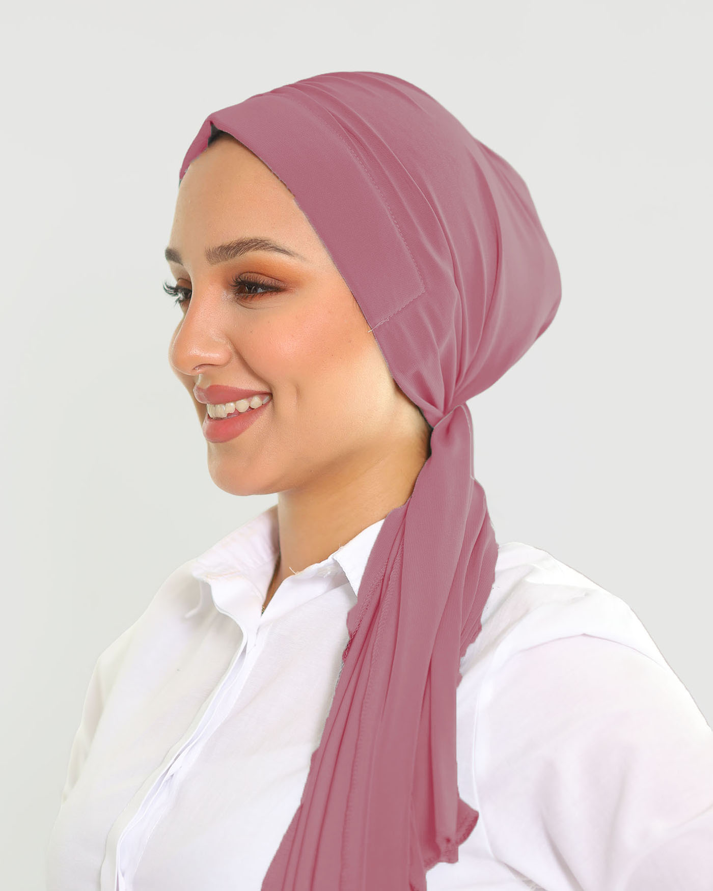 Turban - Fay - Deep Mauve - 2