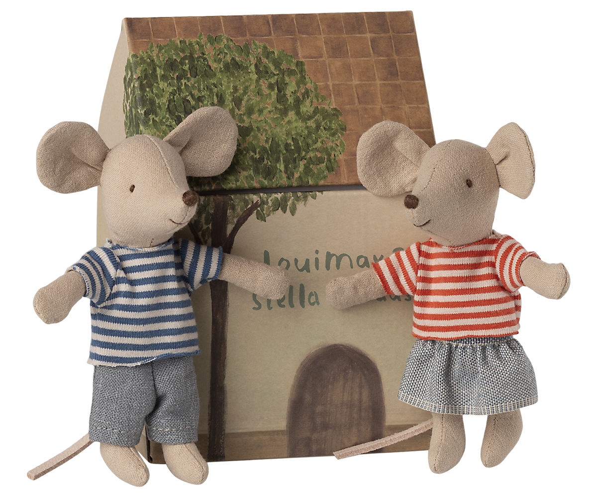 LouiMax and Stella Little brother and sister mice - 2