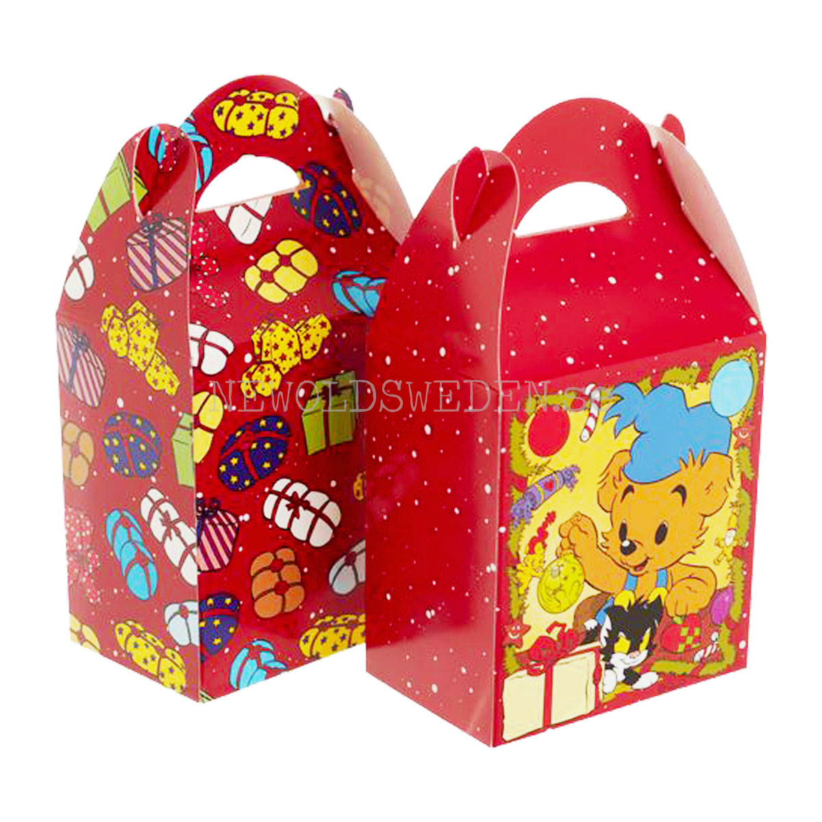 Bamse Presentbox  10 x 11 cm - 2-PACK - FSC - 4